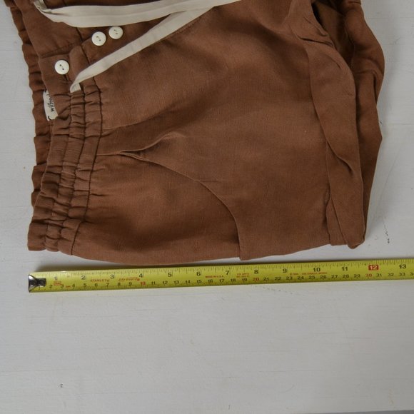 Wilfred Buttons fly Linen Blend  short size zero vacation,bike core - Picture 6 of 12